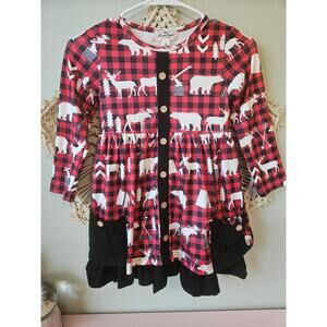 Sz 6 Marie Nicole Mountains Dress